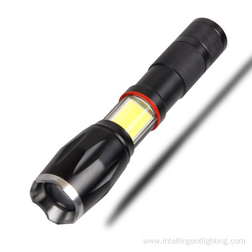 T6 Telescopic Flashlight Multifunctional Magnet Work light